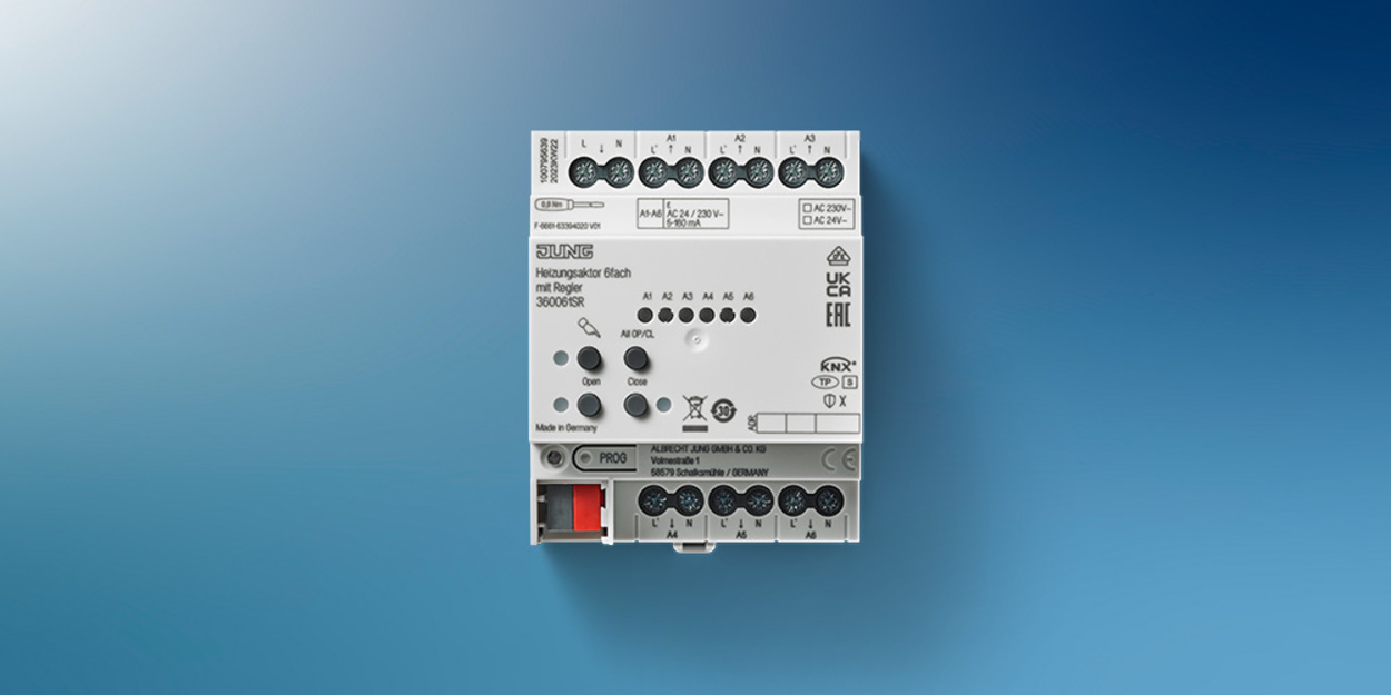 KNX Heizungsaktor 6-fach bei Gebhard Fürst Elektrotechnik GmbH in Hüttlingen