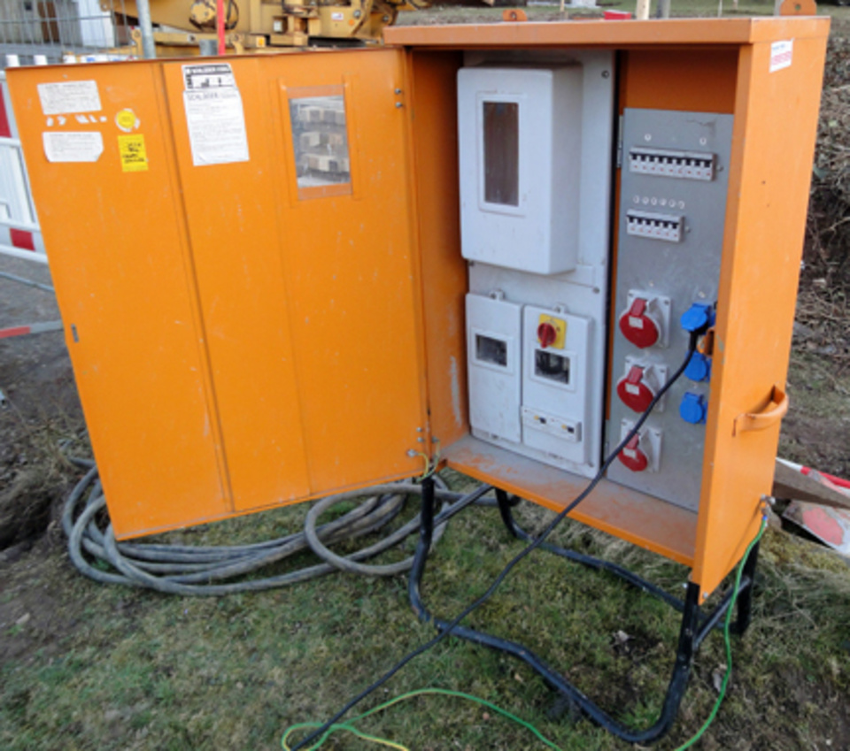 Baustromkasten bei Gebhard Fürst Elektrotechnik GmbH in Hüttlingen